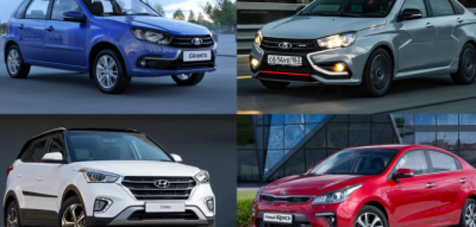 "Лады" занимают одну пятую российского рынка новых автомобилей