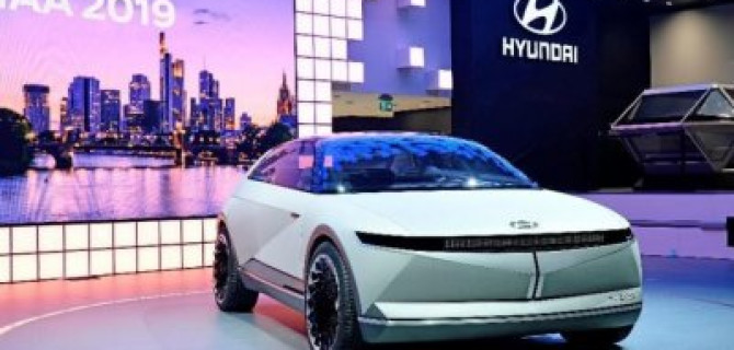 Hyundai Motor представляет электрический концепт-кар «45» на Международном автосалоне во Франкфурте 2019