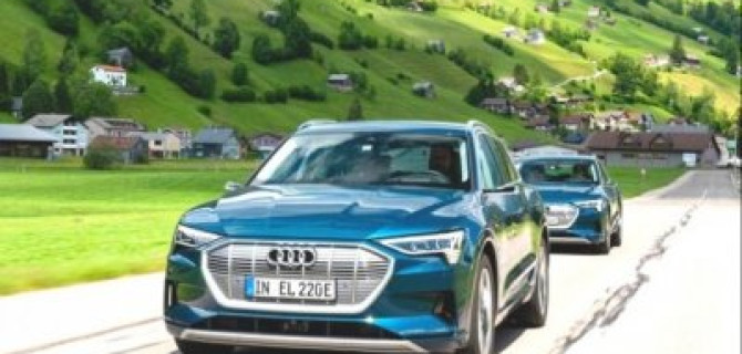 Audi eTron за сутки проехал всю Европу
