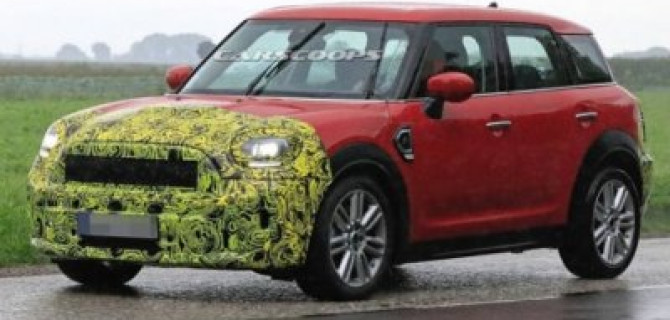 На испытания выехал обновлённый Mini Countryman