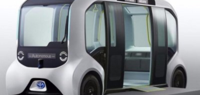 Toyota подготовила для Олимпиады в Токио беспилотные микроавтобусы