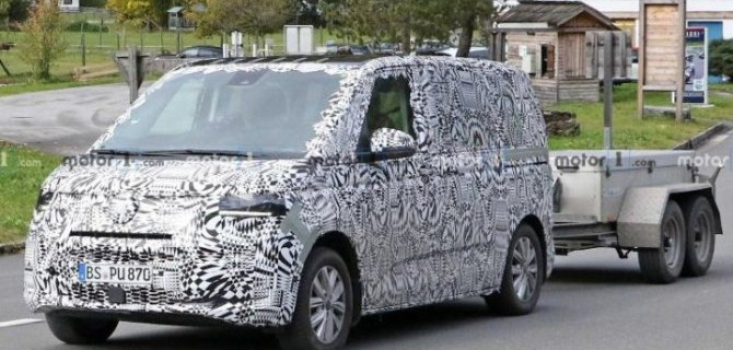 Volkswagen Transporter T7: начались ходовые испытания