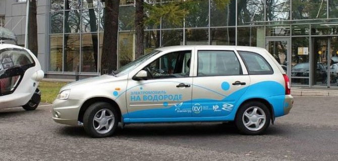 Электромобиль Lada Ellada перевели на водород