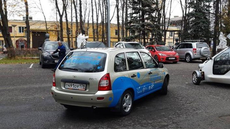 Электромобиль Lada Ellada перевели на водород лада е 2