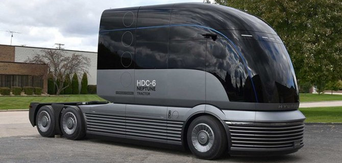 Концерн Hyundai представил проект водородного грузовика