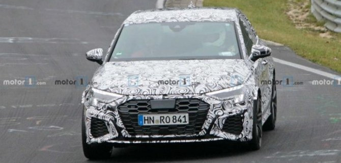 Началось тестирование обновлённого Audi RS 3