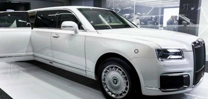 В интернете показали бронированный Aurus