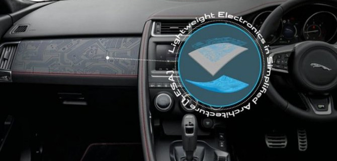 В автомобилях Jaguar и Land Rover появятся изогнутые тачсрины