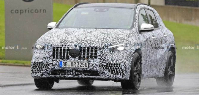 На «Нюрбургринг» выехал новый Mercedes-AMG GLA 45