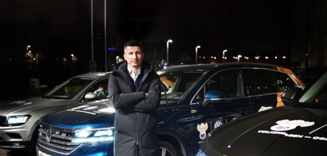 Volkswagen поддержал автопробег «Наши парни» в поддержку сборной России по футболу