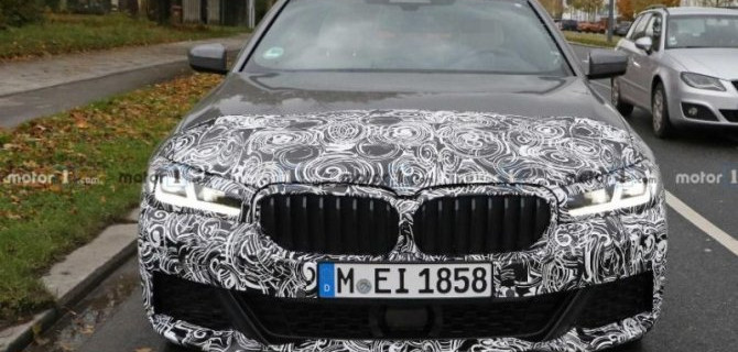 Пойманы «мулы» обновлённого BMW 5-Series