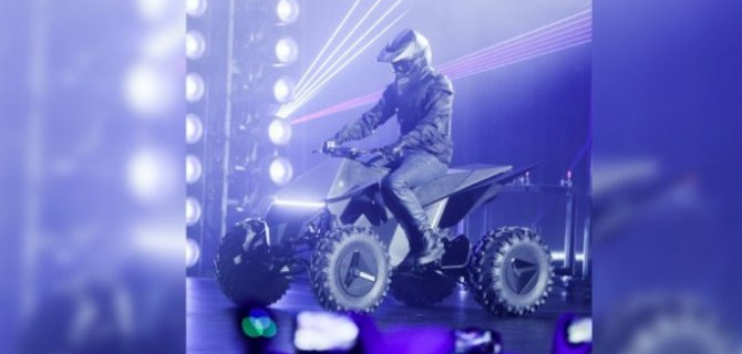 Tesla показала электрический квадроцикл