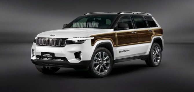 В интернет выложили снимки нового Jeep Wagoneer