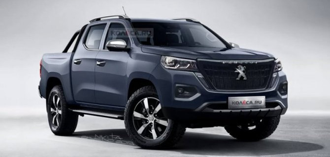 Стала известна внешность нового франко-китайского пикапа