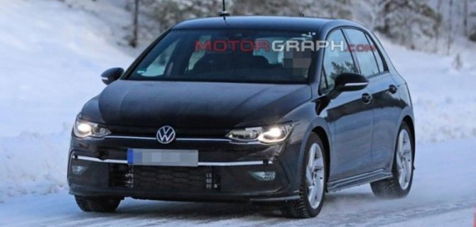 На испытания вышел новый Volkswagen Golf GTI