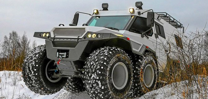 Полиция Дубая закупила вездеходы «Шаман»