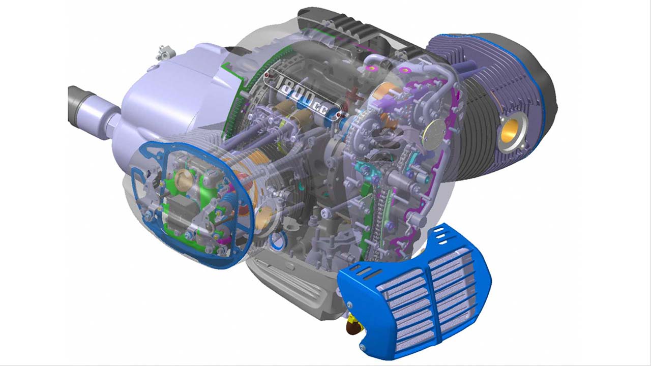 В BMW рассказали о самом большом мотоциклетном моторе бмв мотор 2