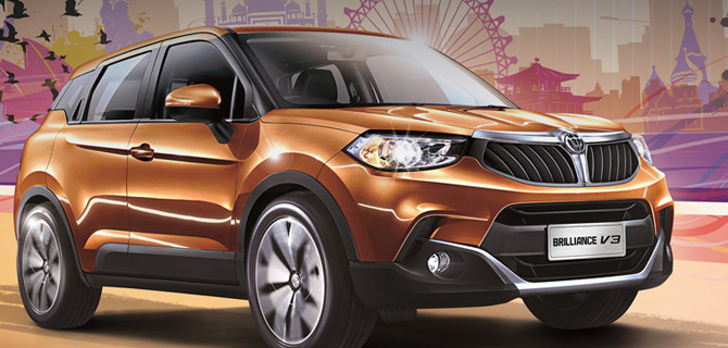 Обновленный кроссовер Brilliance V3 прибудет в Россию к осени 2020 года