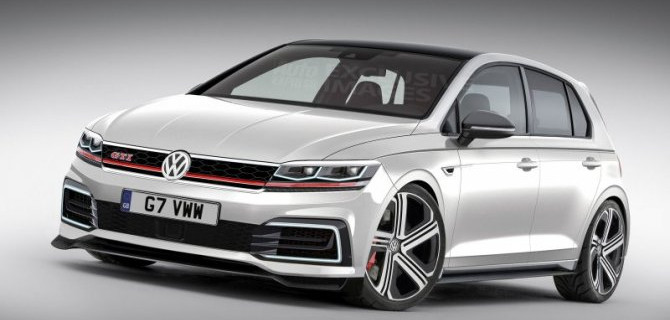 Появились первые изображения нового Volkswagen Golf GTI