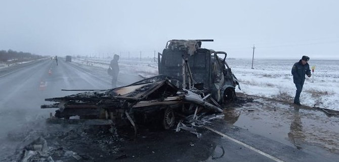 Четыре человека погибли в ДТП в Оренбургской области