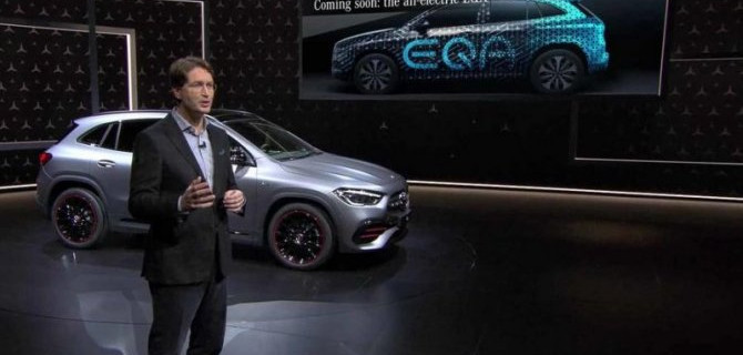 Электрокроссовер Mercedes-Benz EQA появится в следующем году