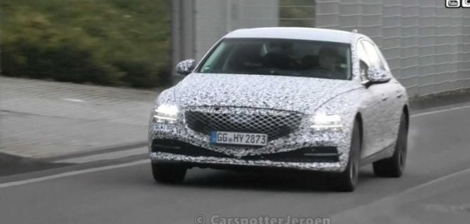 На «Нюрбургринг» выехал обновлённый Genesis G80