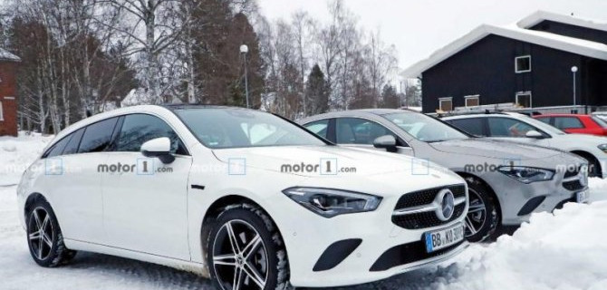 Начались тесты гибридных модификаций Mercedes-Benz CLA