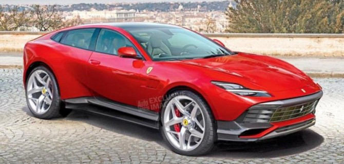 Стало известно название первого кроссовера Ferrari