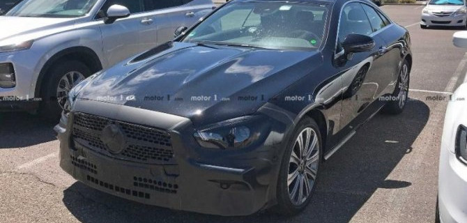 Замечен «мул» нового купе от Mercedes-Benz