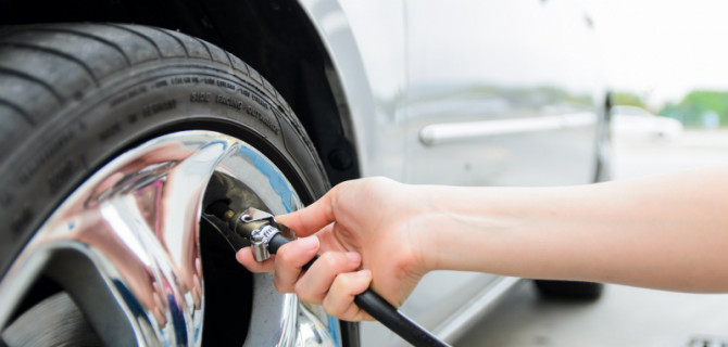 О недопустимости эксплуатации автомобиля на спущенных шинах