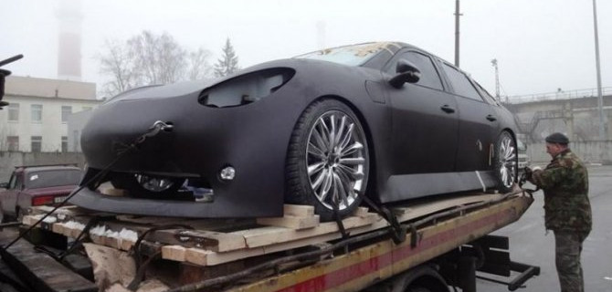 Российский электромобиль «Монарх» попал в объективы фотокамер