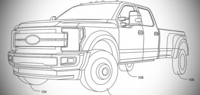 Запатентовано полноуправляемое шасси для пикапов Ford F-Series