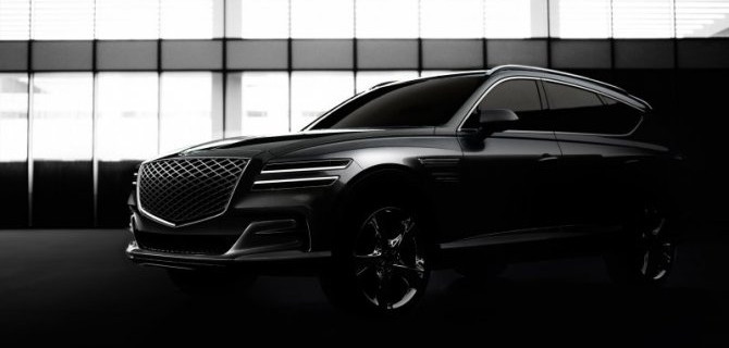 АВИЛОН представляет изображения GV80 - первого кроссовера марки GENESIS. 