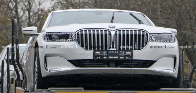Появились фото «мула» BMW 7-Series нового поколения