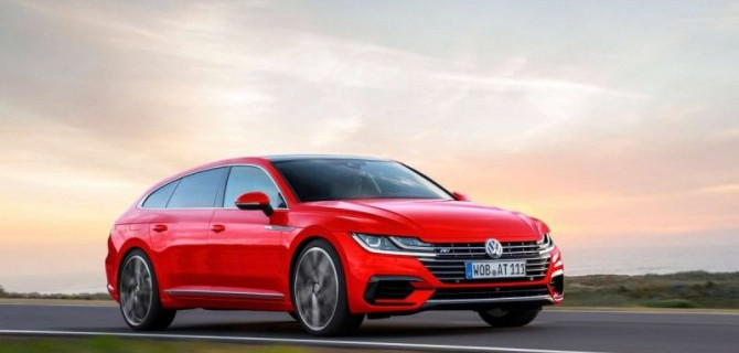 В интернете появились фото универсала Volkswagen Arteon