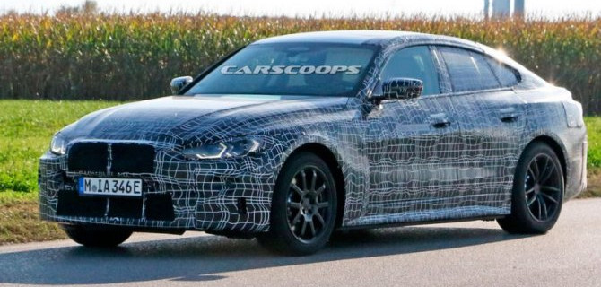 Электромобиль BMW i4 покажут в Женеве