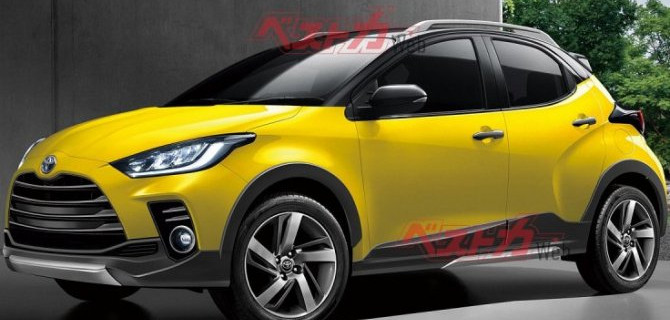 В феврале Toyota представит свой самый маленький кроссовер