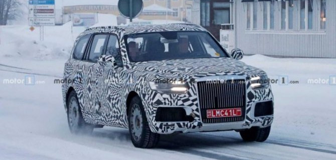 Прототип внедорожника Aurus Komendant выехал на зимние испытания