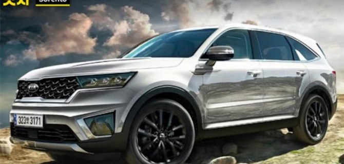 С KIA Sorento сняли камуфляж
