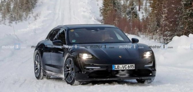 На дорогах тестируется Porsche Taycan Sport Turismo