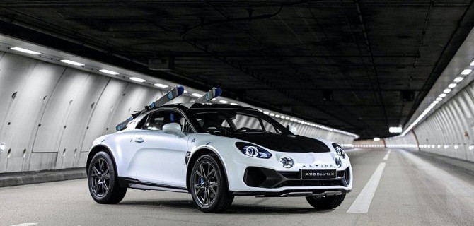 Купе Alpine A110 стало кроссовером
