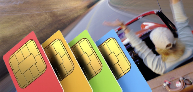 Туристические сим-карта с тарифами для автопутешествия по Европе