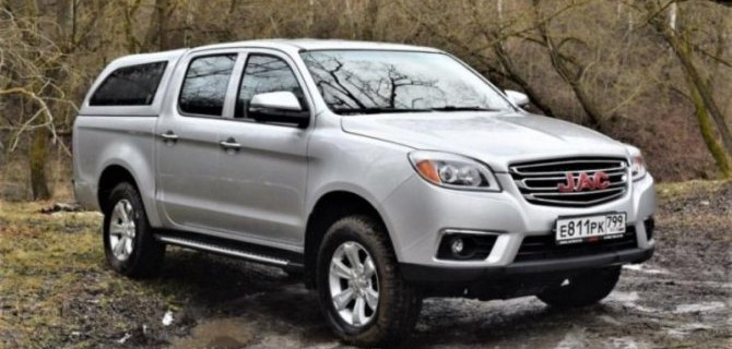 Российская версия пикапа JAC T6 получила кунг