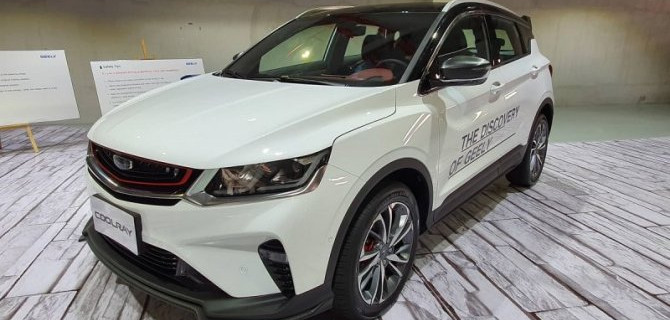 В Россию приехали первые Geely Coolray