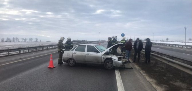 Семья с тремя детьми попала в ДТП в Тульской области