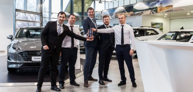 АВИЛОН 7 год подряд завоевывает титул «Лучшего дилера по корпоративным продажам Hyundai»!