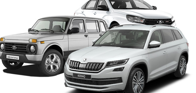 Автомобили российской сборки, которых больше всего экспортируется за пределы ЕАЭС