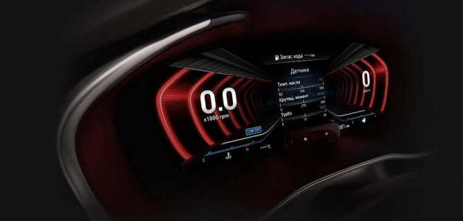 GENESIS G70: НОВАЯ ЦИФРОВАЯ 3D ПРИБОРНАЯ ПАНЕЛЬ