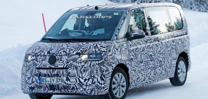 Начато тестирование нового Volkswagen T7 Multivan