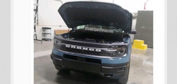 Появились фотографии нового Ford Bronco Sport